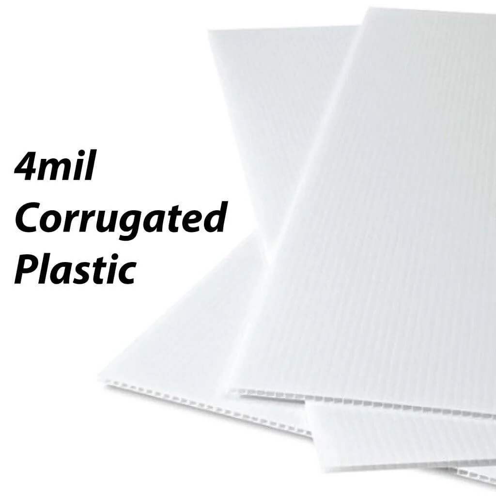 18"x24" 4mm Corrugated Plastic Blank Yard Signs - Image 6