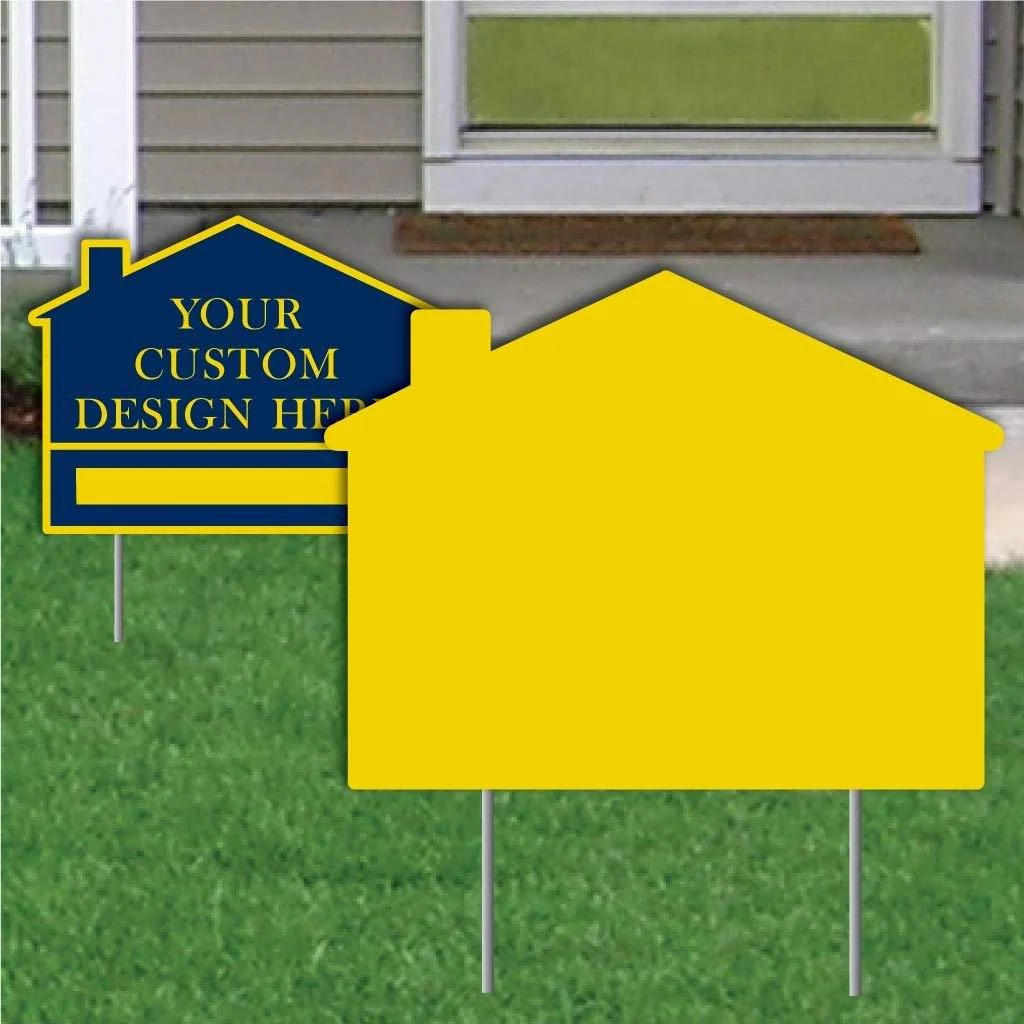 22" House Corrugated Plastic Yard Sign Blank - Image 3