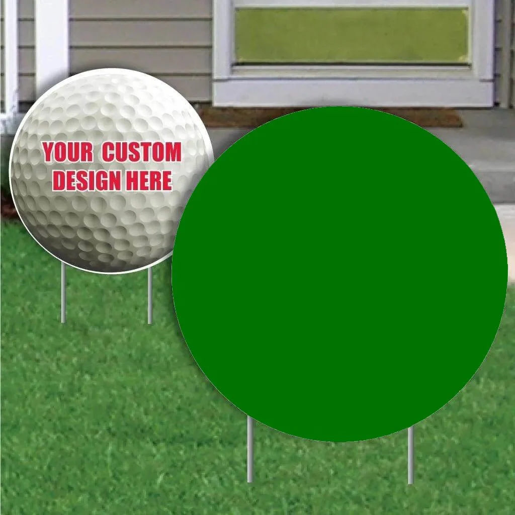 22" Round Corrugated Plastic Yard Sign Blank - Image 6