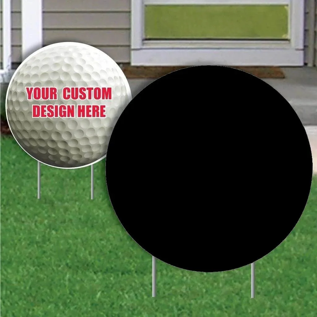 22" Round Corrugated Plastic Yard Sign Blank - Image 7