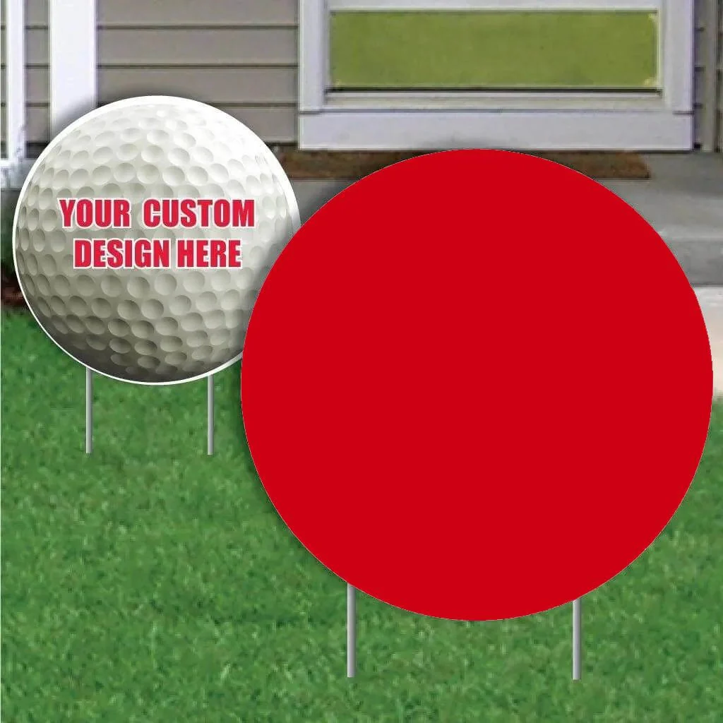 22" Round Corrugated Plastic Yard Sign Blank - Image 8