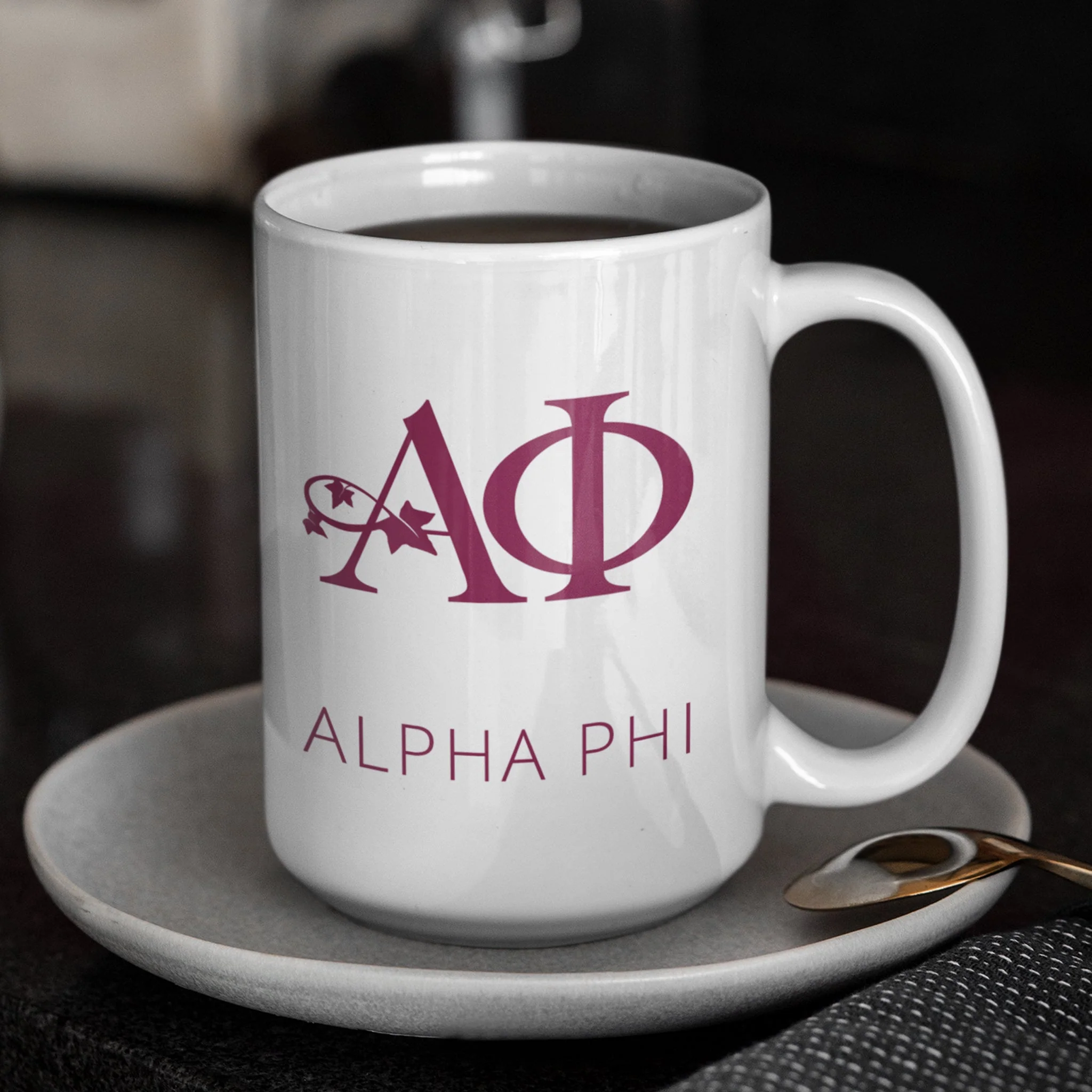 Alpha Phi Coffee Mug 15oz - Image 3