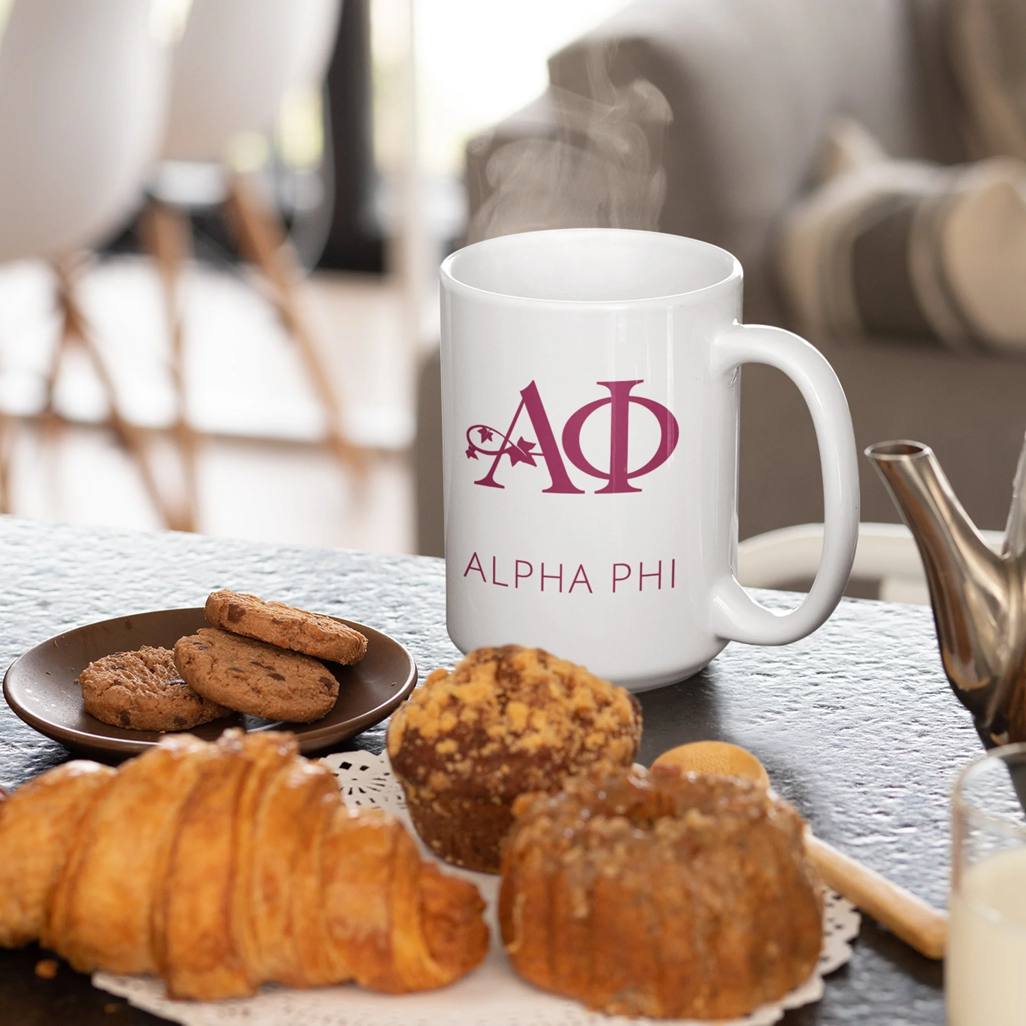 Alpha Phi Coffee Mug 15oz - Image 6