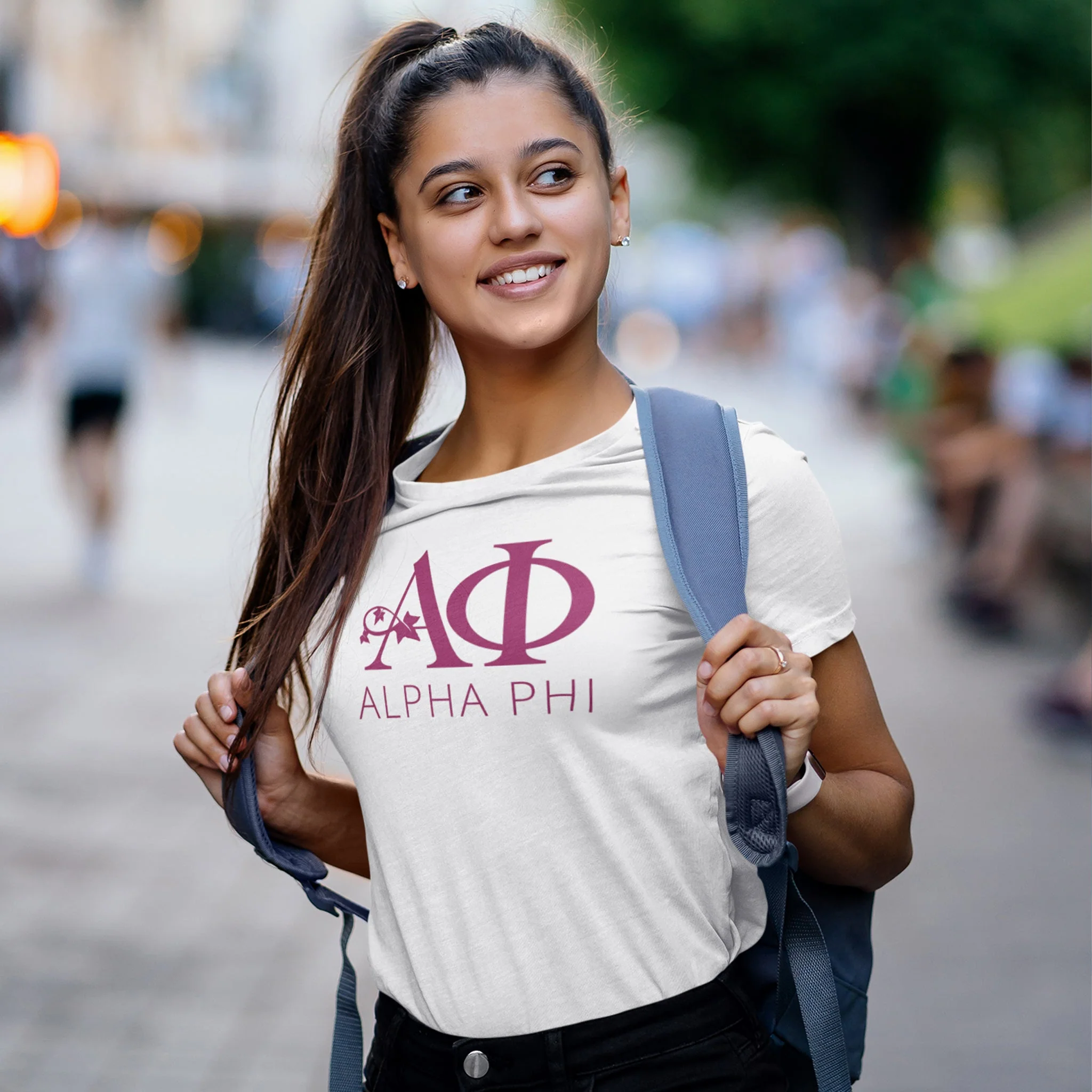 Alpha Phi Short Sleeve T-shirt - Image 4