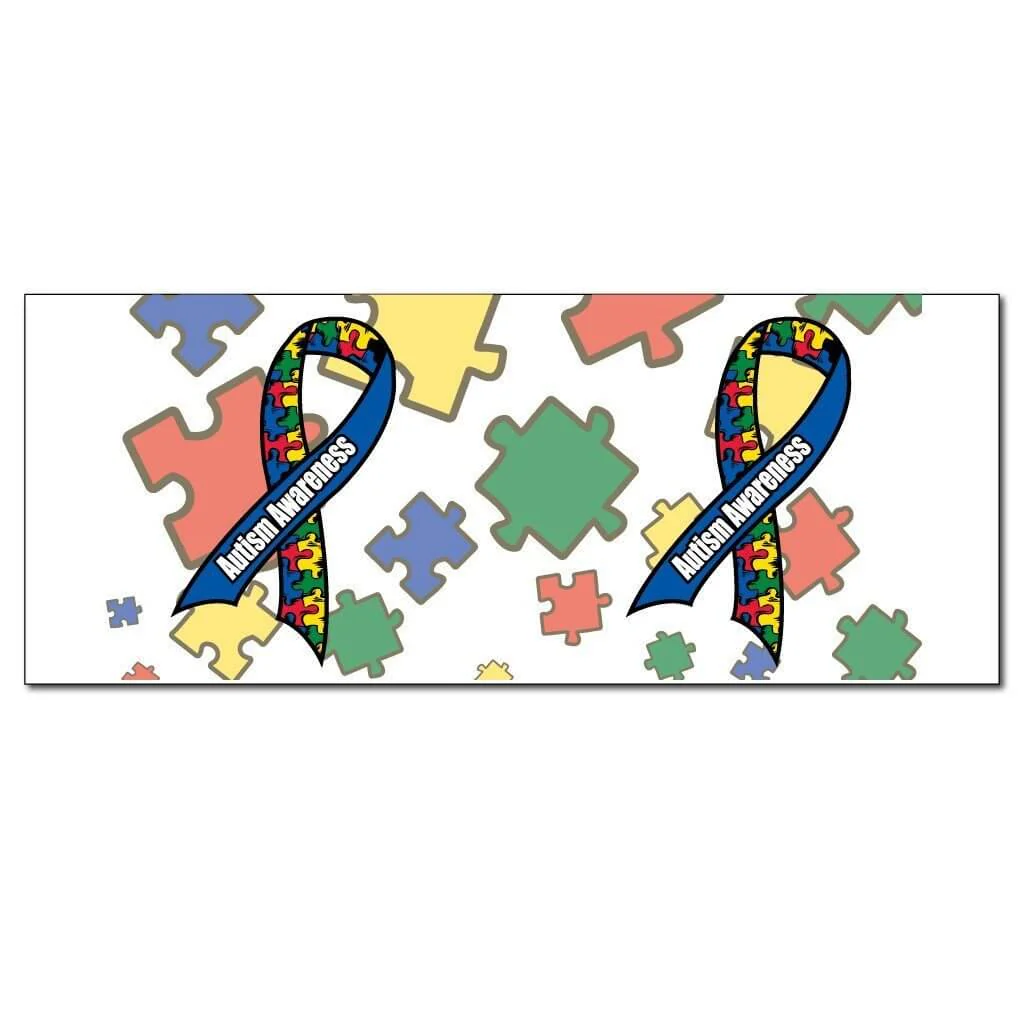 Autism Awareness Blue Ribbon Coffee Mug - Image 4