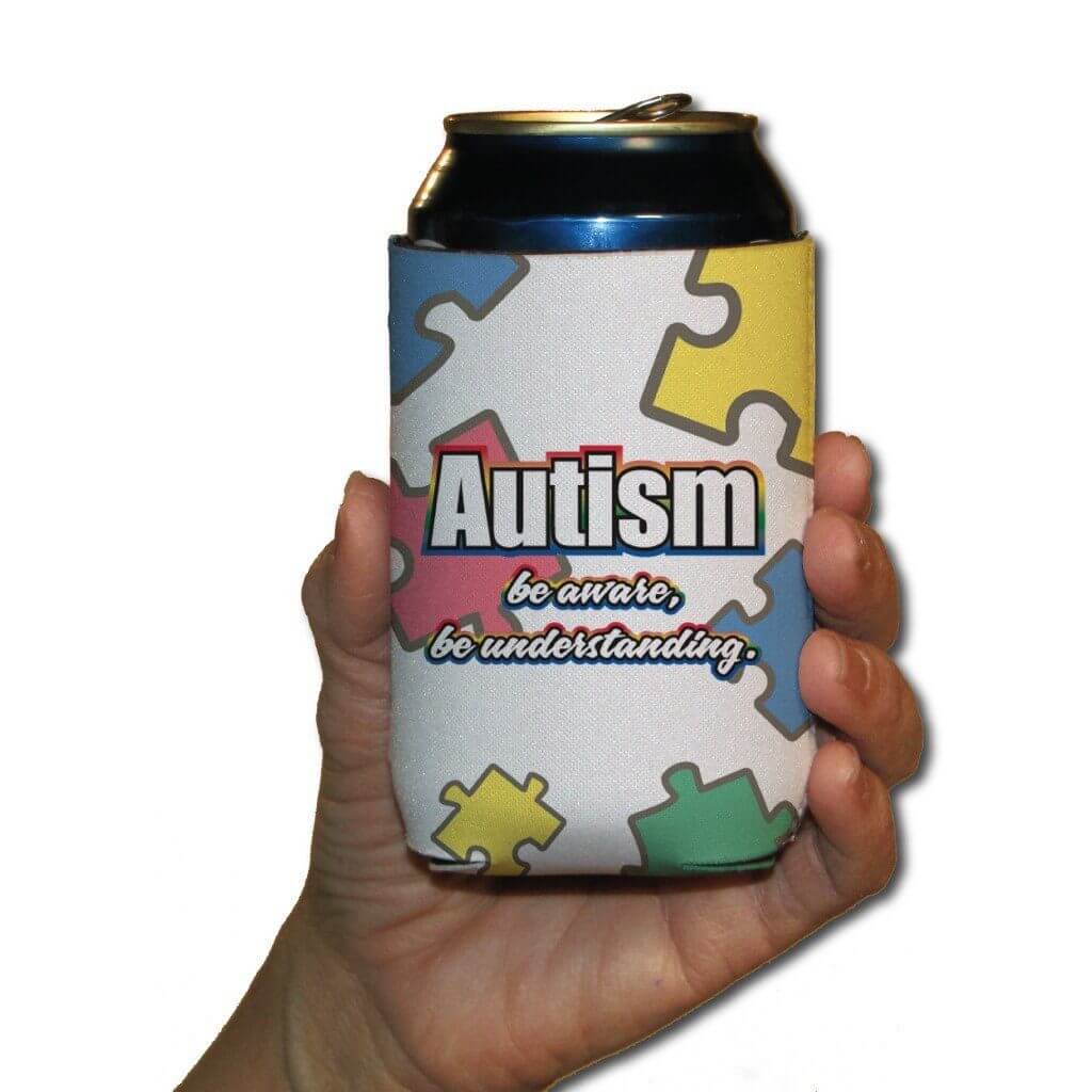 Autism Awareness Can Cooler Set - Image 4