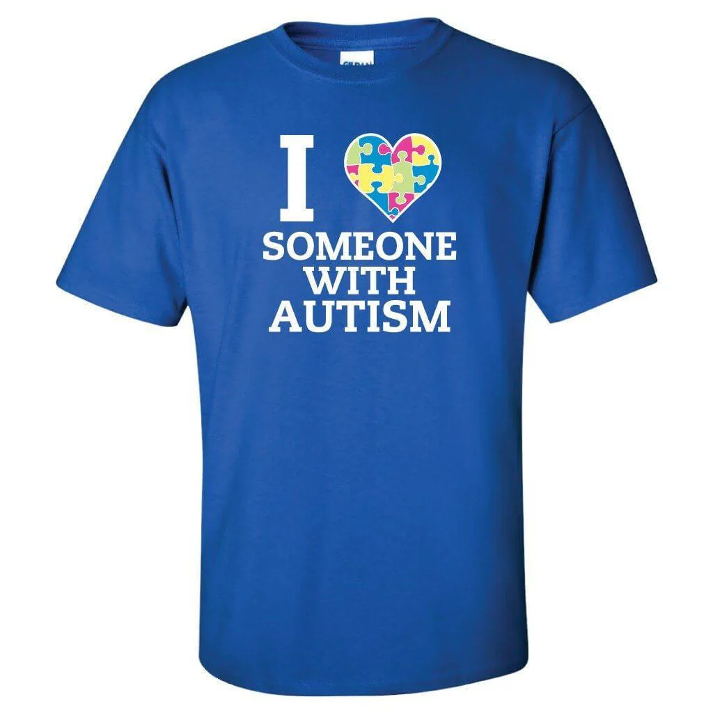 Autism Awareness Shirt 'I Love Someone with Autism' - Image 4