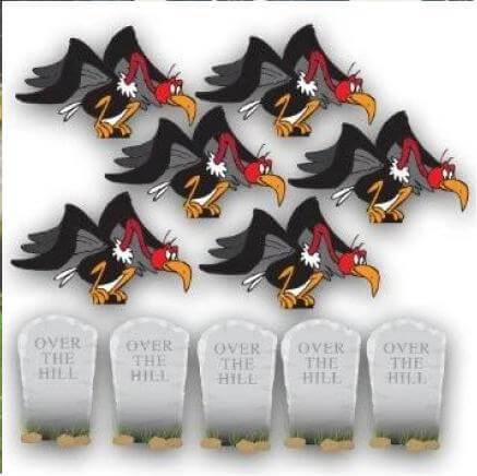 Adult Birthday Rental Business Package Yard Signs & Decorations 57 pc set - Image 9