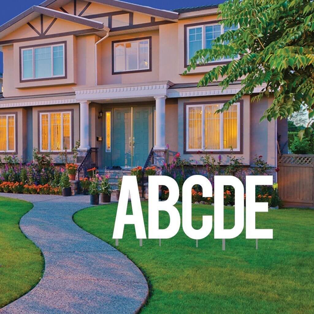 22.75" Bebas Solid Color Alphabet Set Yard Letter Set - 26 pcs - Image 14