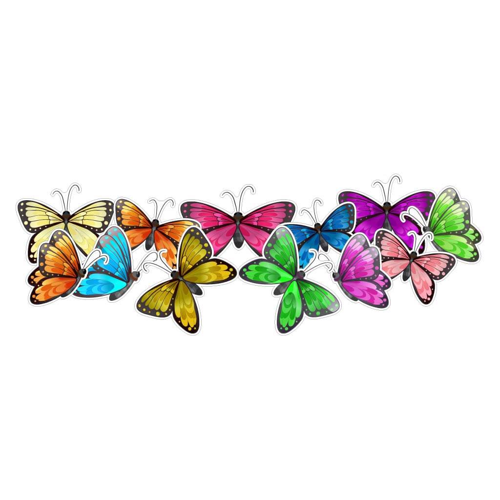Butterfly Accessory Yard Card Flair 12 pc set - Image 3