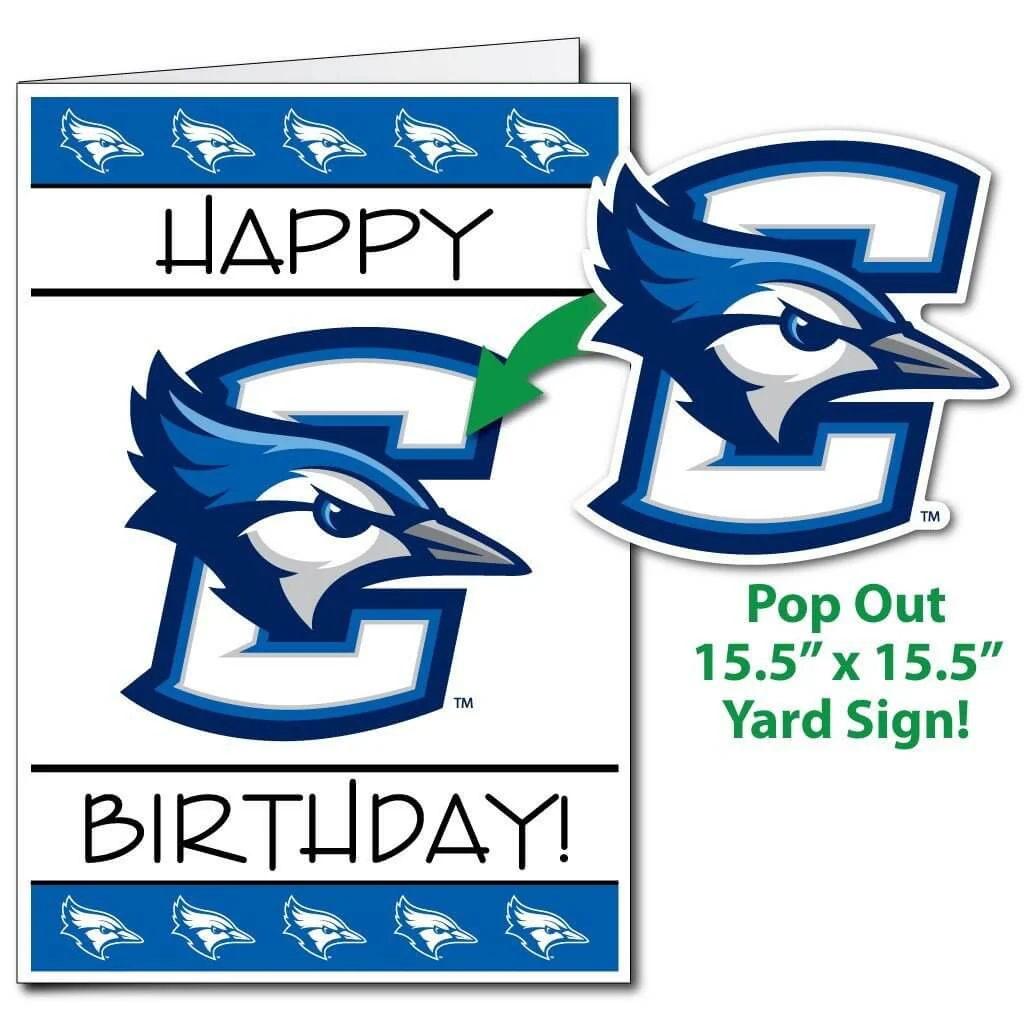 2'x3' Giant Creighton Birthday Greeting Card & Yard Sign - Image 4