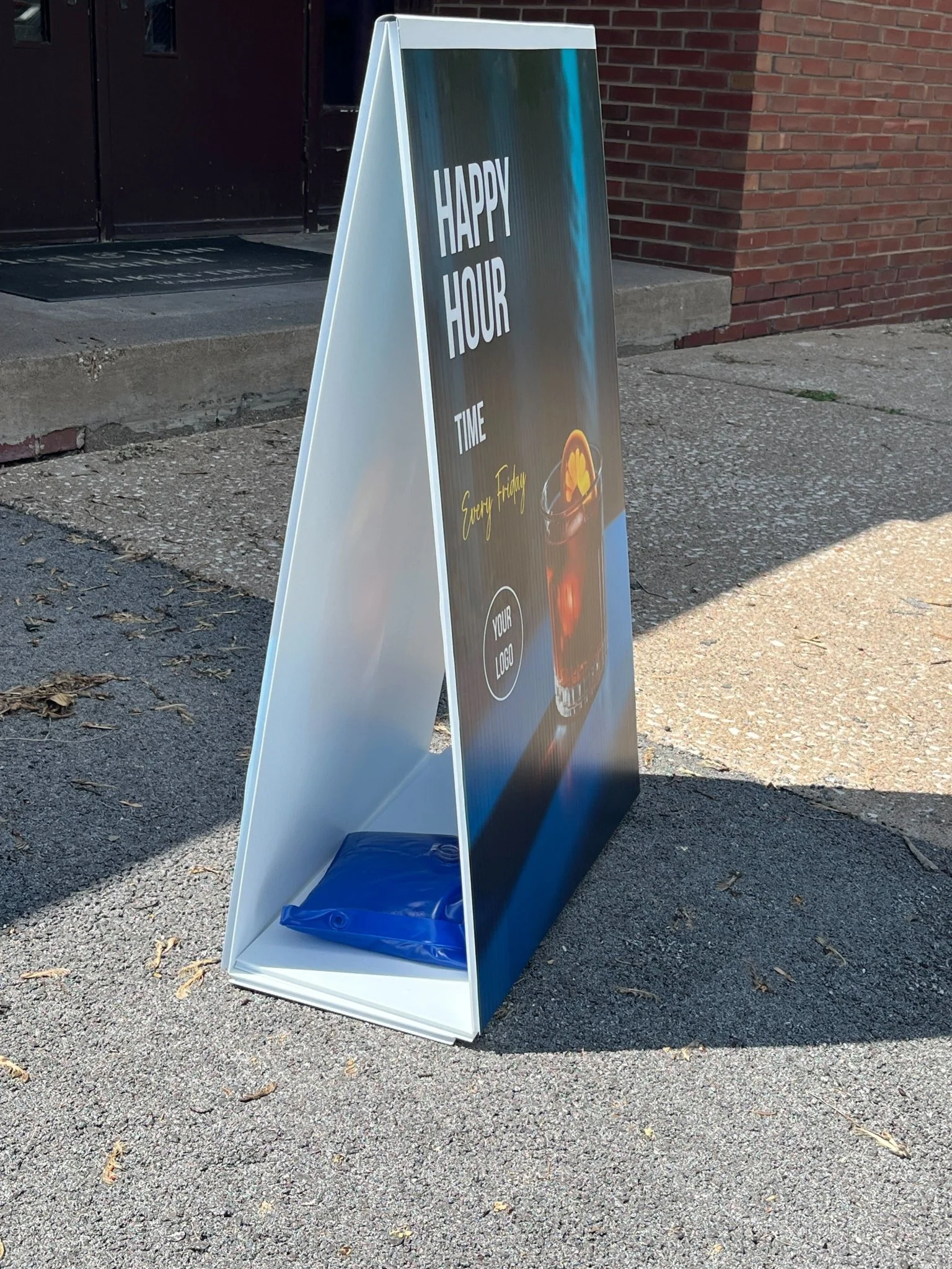 Custom Corrugated Plastic A-Frame Signs for Sidewalk & Retail Use - Image 4