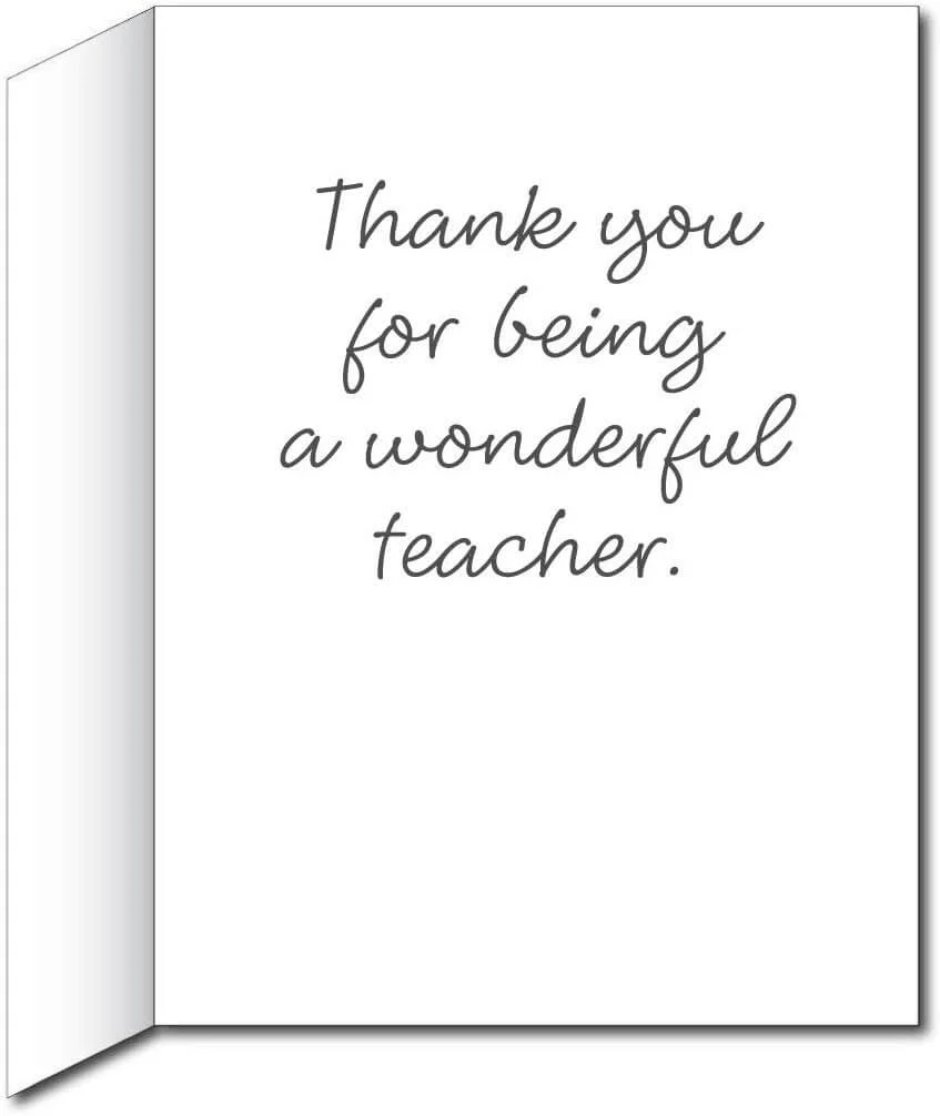 2'x3' Giant Teacher Appreciation Thank You Greeting Card - Image 4