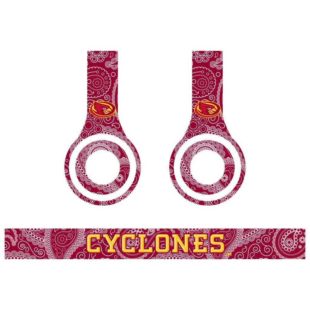 Iowa State Skins for Beats Solo HD Headphones | Set of 3 Patterns - Image 3