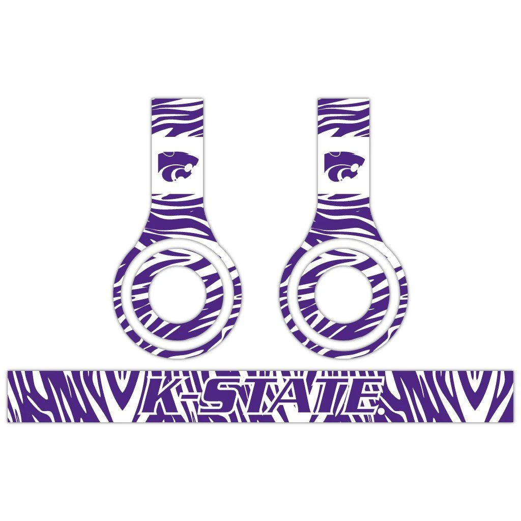 Kansas State Skins for Beats Solo HD Headphones Set of 3 Animal - Image 3