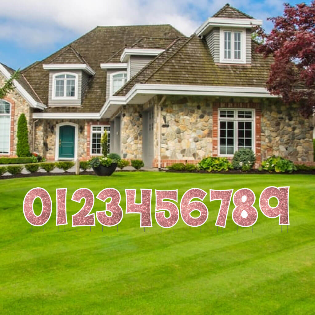 18" KG Numbers Sparkle Yard Letters -10 Pc set - Image 17