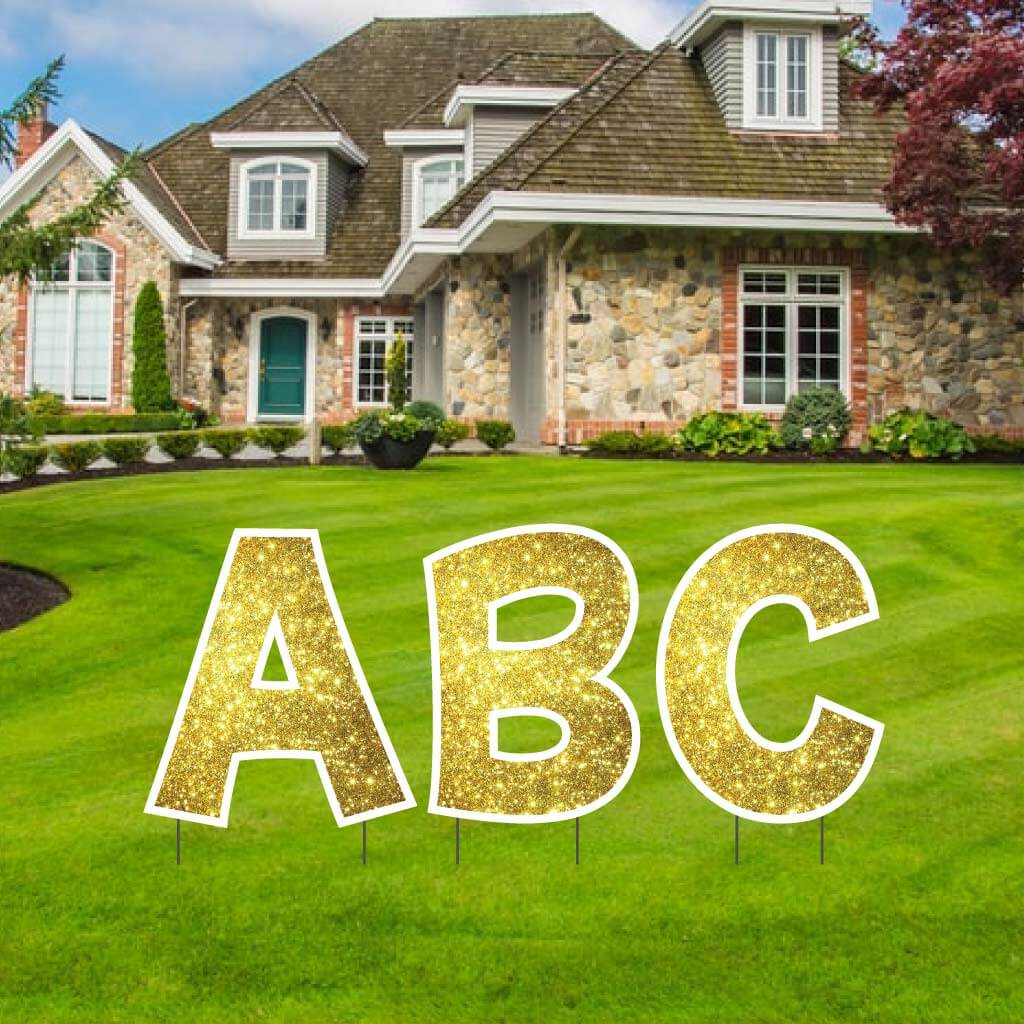 22.75" KG The Last Time Sparkle Alphabet Yard Decoration Set - 26 pcs - Image 12