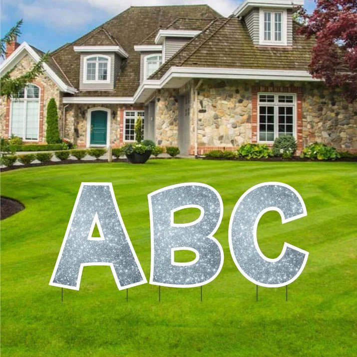 22.75" KG The Last Time Sparkle Alphabet Yard Decoration Set - 26 pcs - Image 13