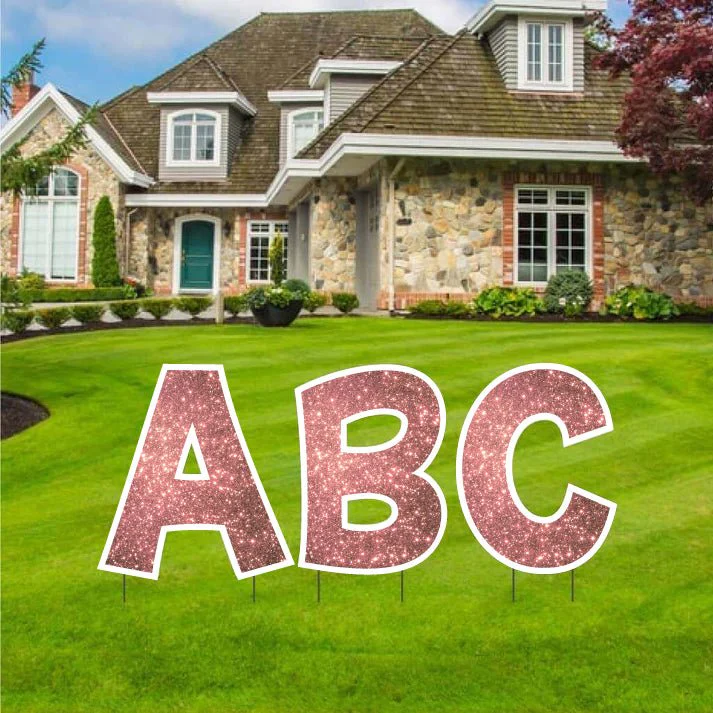 22.75" KG The Last Time Sparkle Alphabet Yard Decoration Set - 26 pcs - Image 14