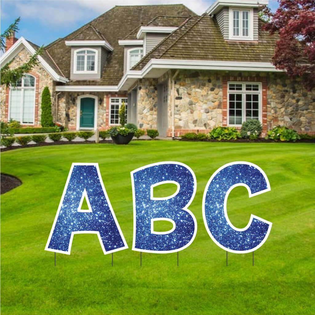 22.75" KG The Last Time Sparkle Alphabet Yard Decoration Set - 26 pcs - Image 6