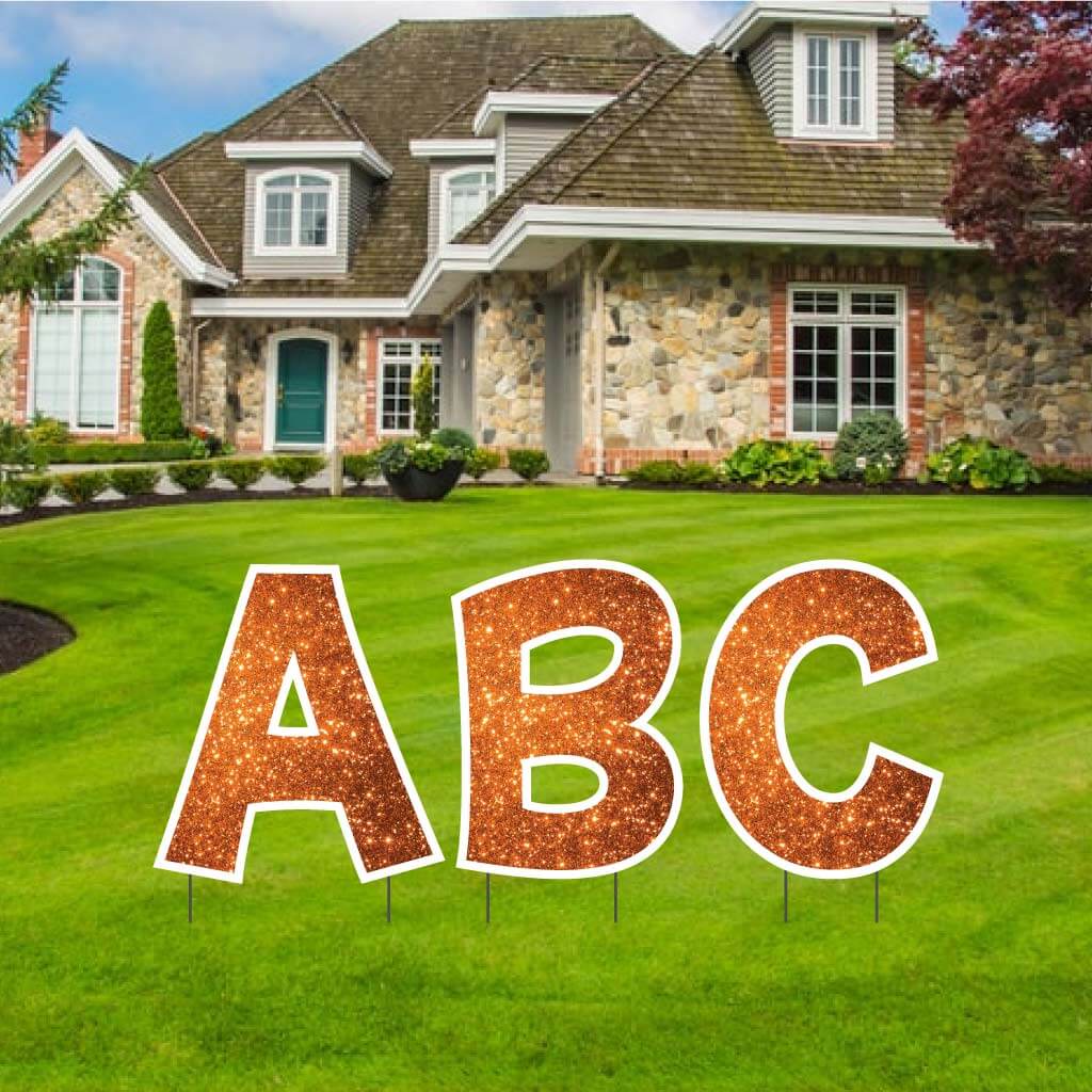 22.75" KG The Last Time Sparkle Alphabet Yard Decoration Set - 26 pcs - Image 8