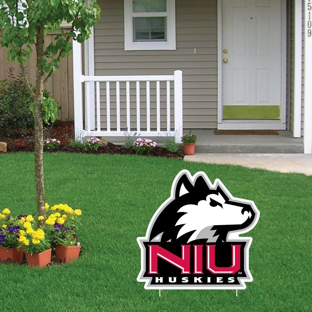 2'x3' Giant Northern Illinois Birthday Greeting Card & Yard Sign - Image 5