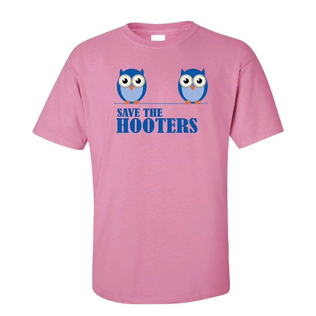 Save the Hooters Breast Cancer Awareness T-Shirt - Image 3