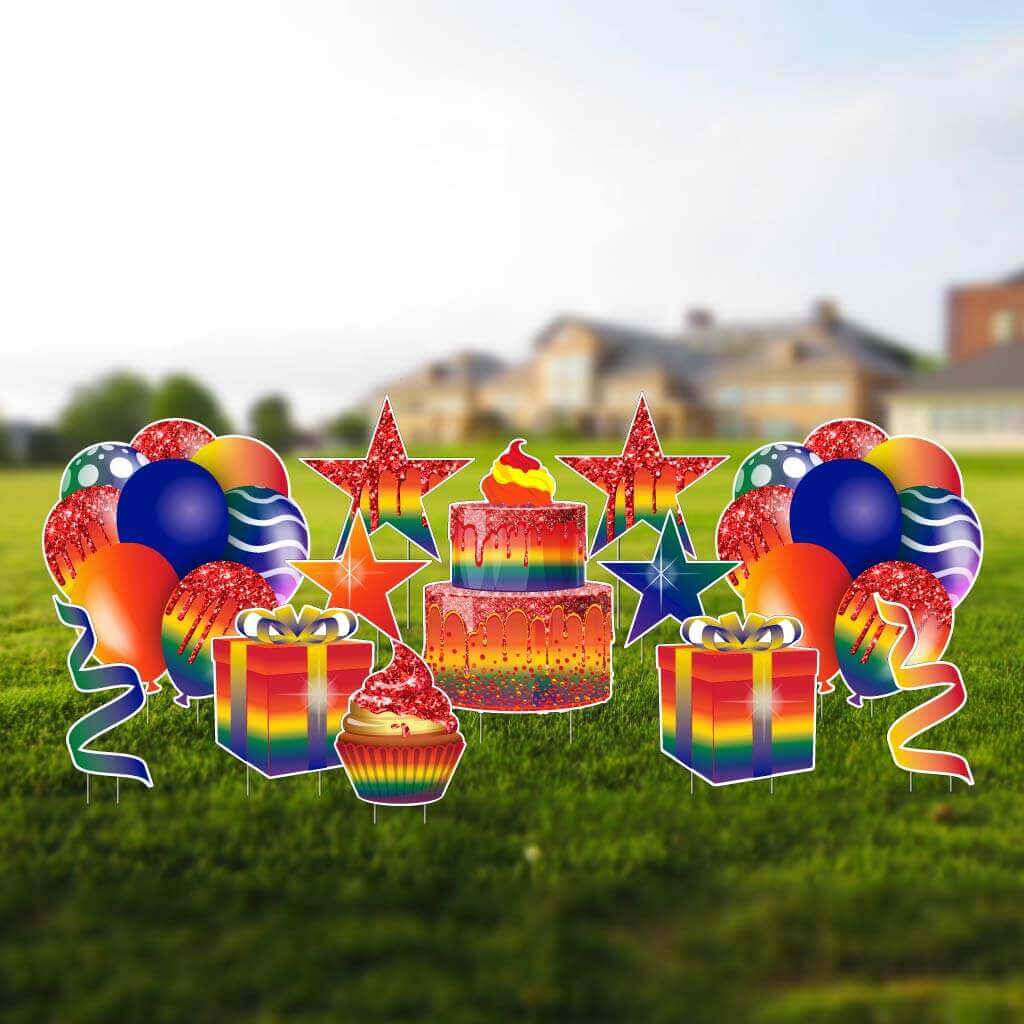 Birthday Flair Yard Decoration Accessories - Image 22